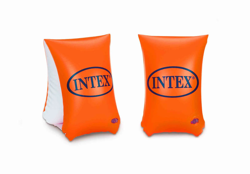 Laad afbeelding in galerijtoner, Setje oranje zwembandjes van Intex.