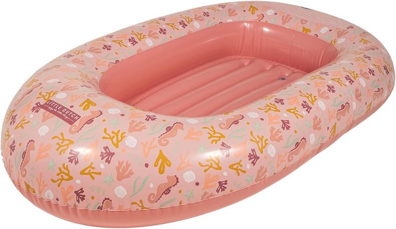 Laad afbeelding in galerijtoner, Roze opblaasbare boot van Little Dutch