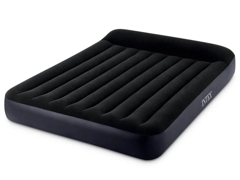 Laad afbeelding in galerijtoner, Zwarte Intex Pillow Rest Classic Tweepersoons Luchtbed