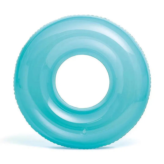 Een blauwe Intex neon frost zwemband