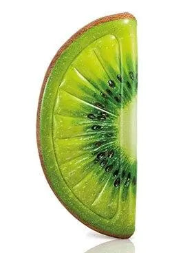 Laad afbeelding in galerijtoner, Een groen kiwi luchtbed van Intex voor in een zwembad
