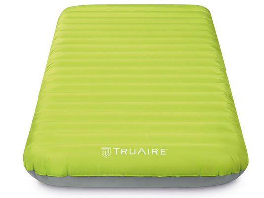 Lichtgroen Intex TruAire Dura-Beam Kampeerluchtbed van de voorkant