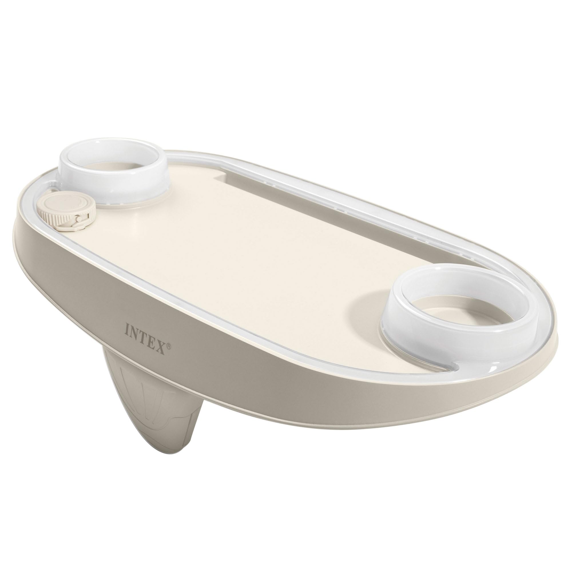 Wit dienblad met led voor opblaasbare spa.